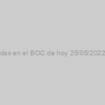 INFORMA CO.BAS – Publicadas en el BOC de hoy 25/05/2022 diferentes OEP en Canarias.